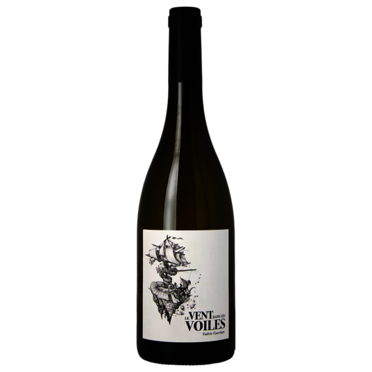 Vin « Le Vent dans les Voiles Blanc » Une bouteille de vin « Le Vent dans les Voiles Blanc »
