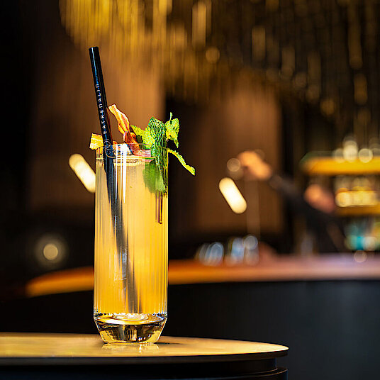 Eatrenalin cocktail ‘BBQ Mint Smash’ with mint and bacon