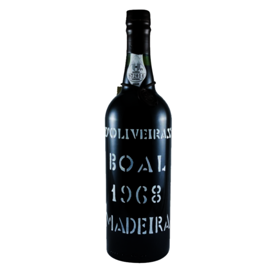 A bottle of the Madeira '1968 Boal Frasqueira'