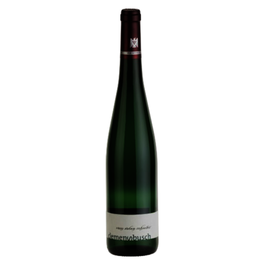 Eine Flasche des Weines "Riesling vom Roten Schiefer"
