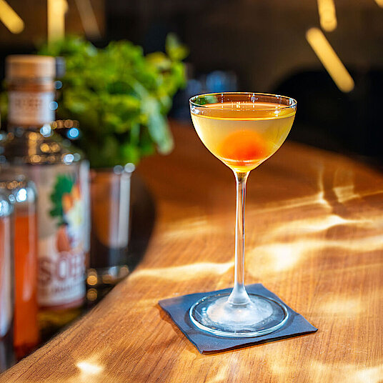 Eatrenalin cocktail ‘Tomatini’ with tomato and fermented pickles