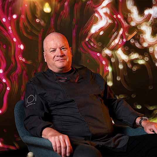 Dieter Koschina Chef du restaurant deux étoiles Vila Joya à Albufeira, Portugal